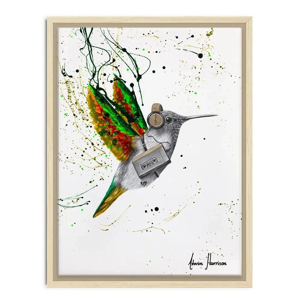 Hummingbird Beats Canvas Print Hummingbird Beats Canvas Print wall art product Ashvin Harrison