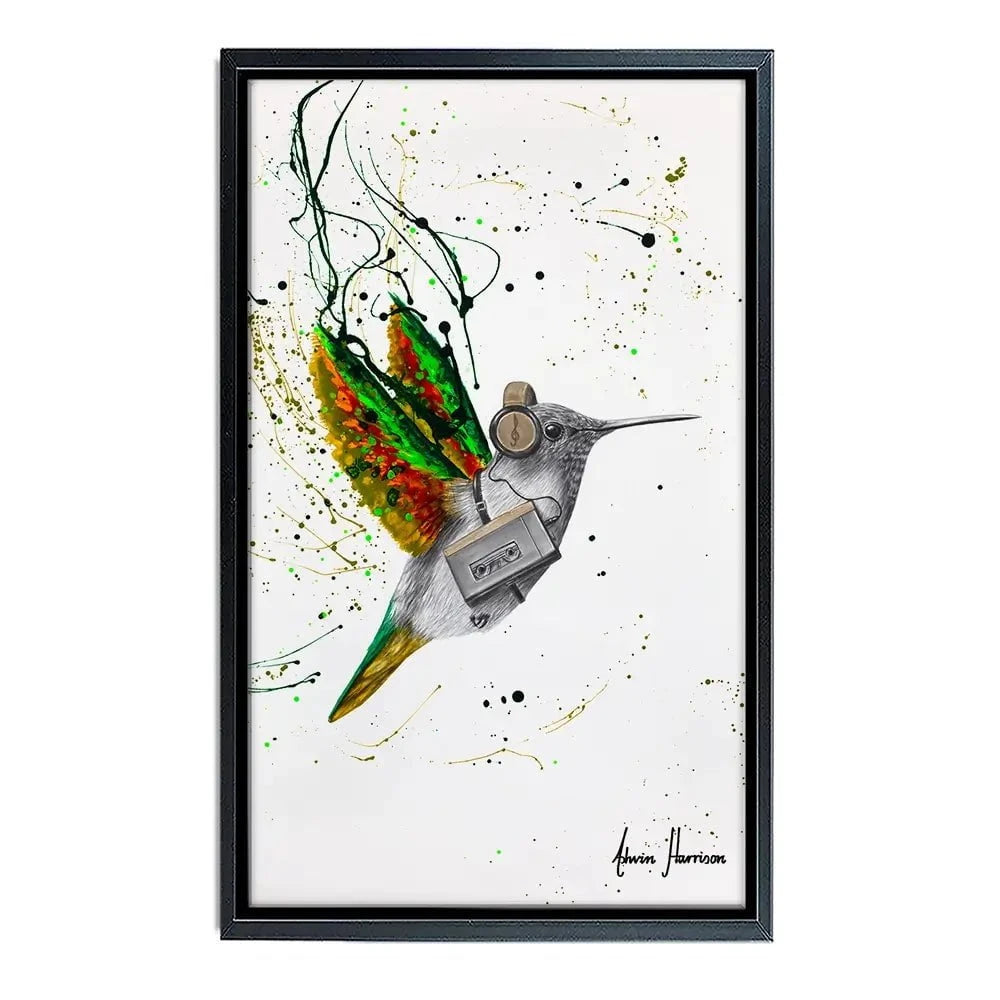 Hummingbird Beats Canvas Print Hummingbird Beats Canvas Print wall art product Ashvin Harrison