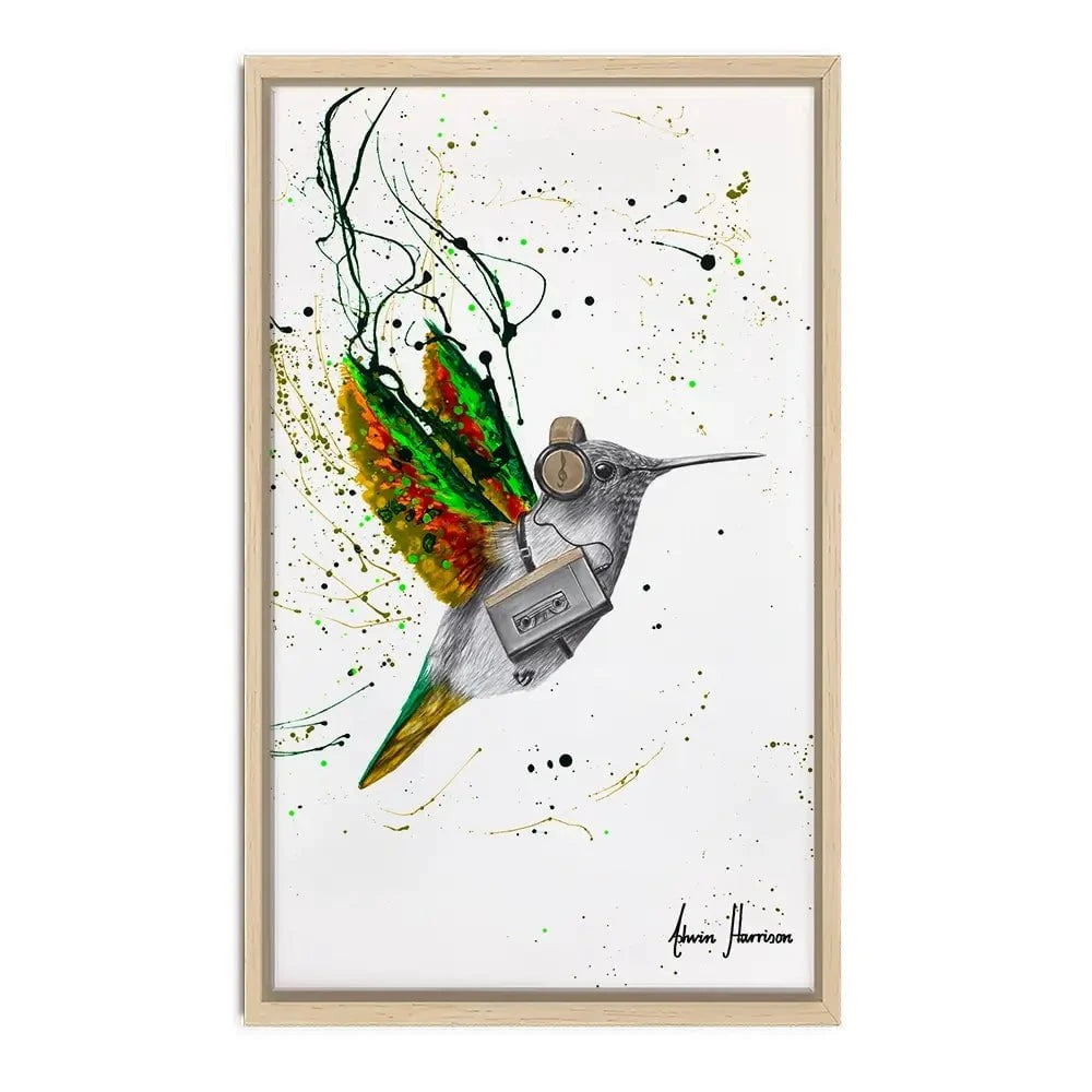 Hummingbird Beats Canvas Print Hummingbird Beats Canvas Print wall art product Ashvin Harrison