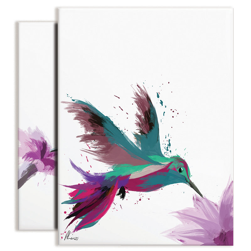 Hummingbird Duo Canvas Print Hummingbird Duo Canvas Print wall art product Aimee Linzi