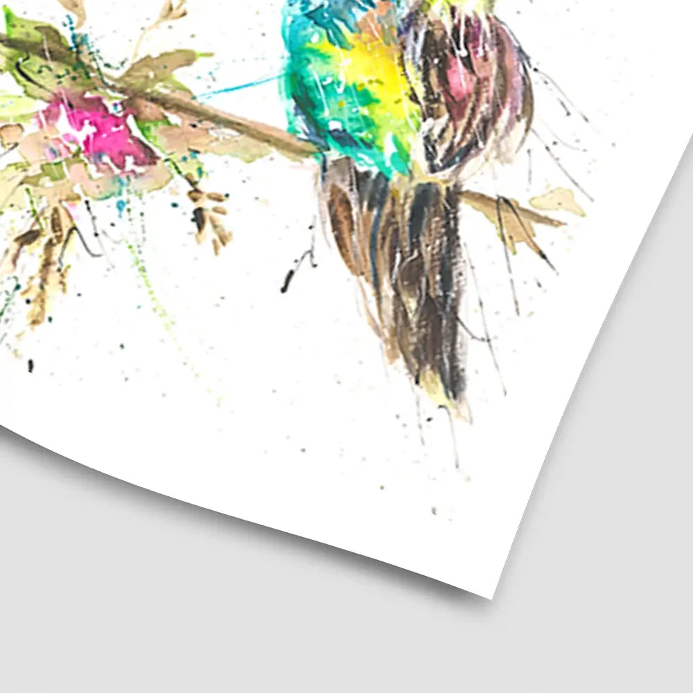 Hummingbirds Art Print Hummingbirds Art Print wall art product Nicola Jane Rowles