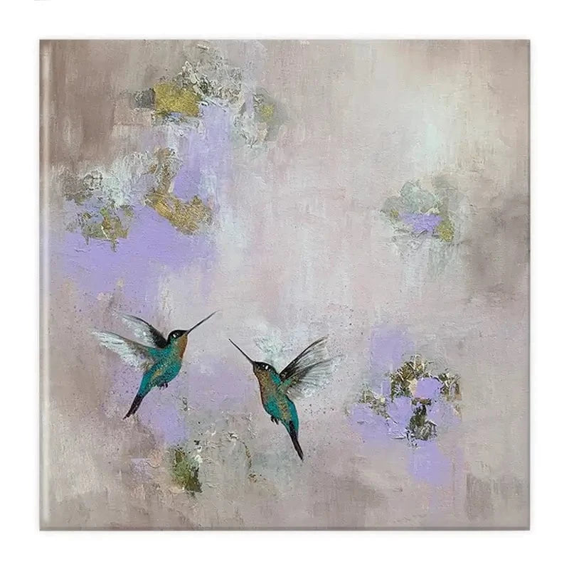 Hummingbirds Delight Canvas Print Hummingbirds Delight Canvas Print wall art product Laure Bury