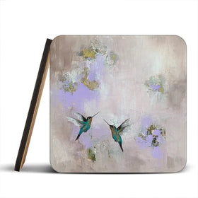 Hummingbirds Delight Coaster Set Hummingbirds Delight Coaster Set wall art product Laure Bury