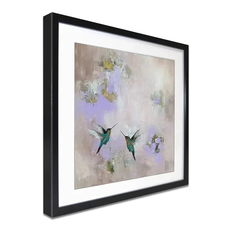 Hummingbirds Delight Framed Art Print Hummingbirds Delight Framed Art Print wall art product Laure Bury