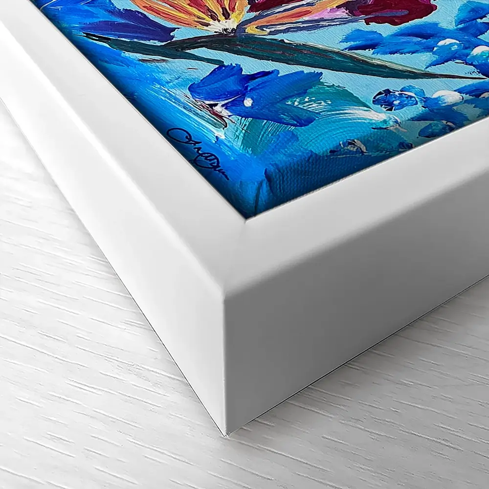 Hummingbirds In Flight Canvas Print Hummingbirds In Flight Canvas Print wall art product Jo Mulligan