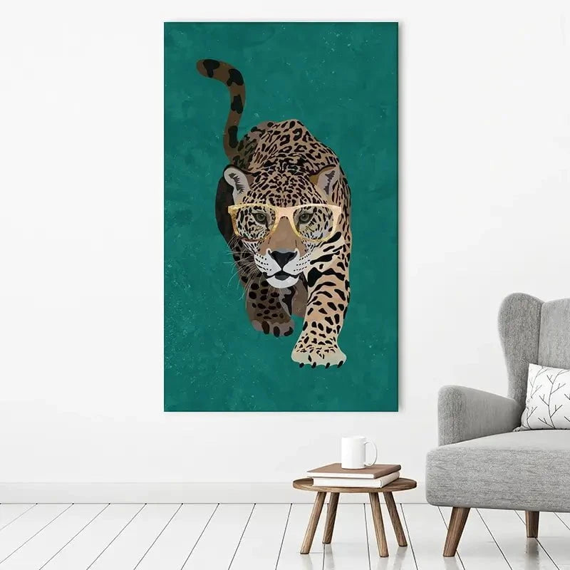 Hunting Leopard Canvas Print Hunting Leopard Canvas Print wall art product Sarah Manovski