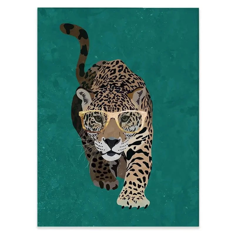 Hunting Leopard Canvas Print Hunting Leopard Canvas Print wall art product Sarah Manovski