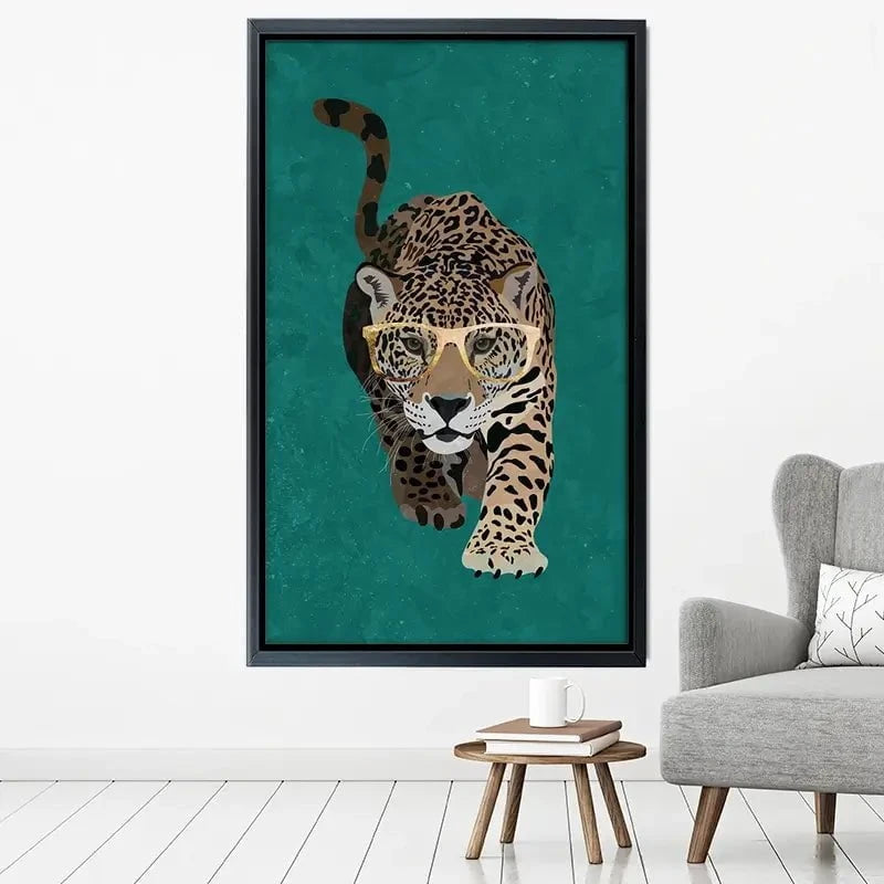 Hunting Leopard Canvas Print Hunting Leopard Canvas Print wall art product Sarah Manovski