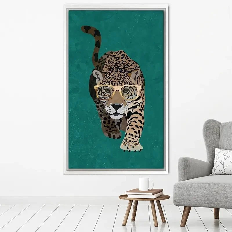 Hunting Leopard Canvas Print Hunting Leopard Canvas Print wall art product Sarah Manovski