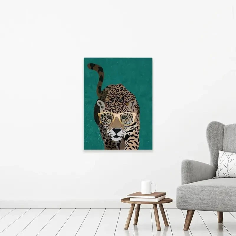 Hunting Leopard Close Up Canvas Print Hunting Leopard Close Up Canvas Print wall art product Sarah Manovski