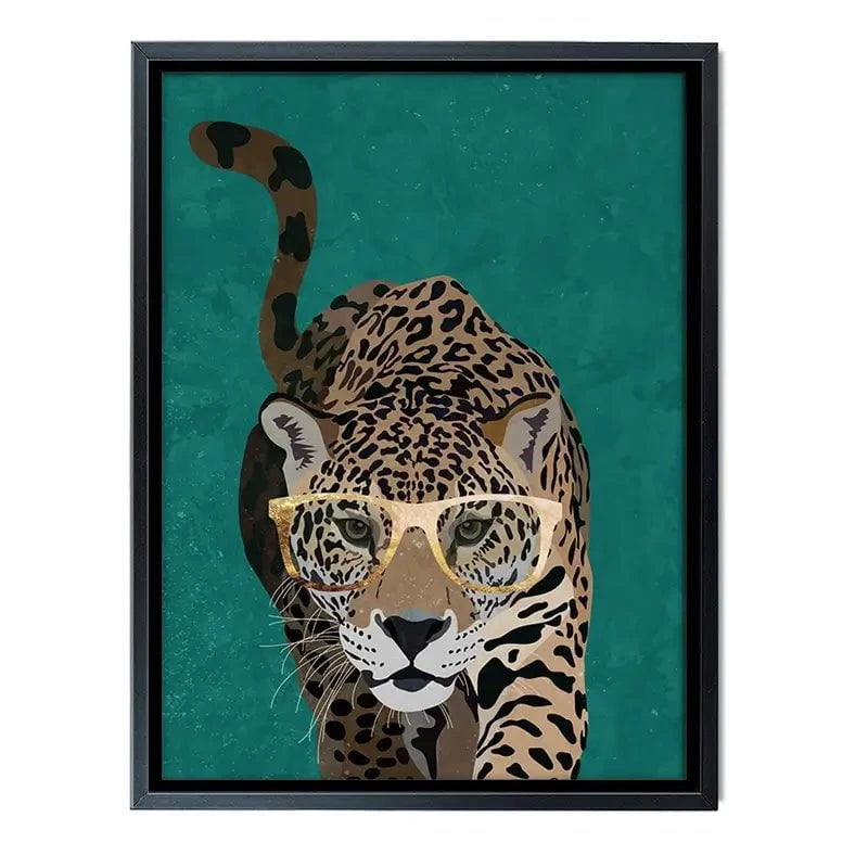 Hunting Leopard Close Up Canvas Print Hunting Leopard Close Up Canvas Print wall art product Sarah Manovski