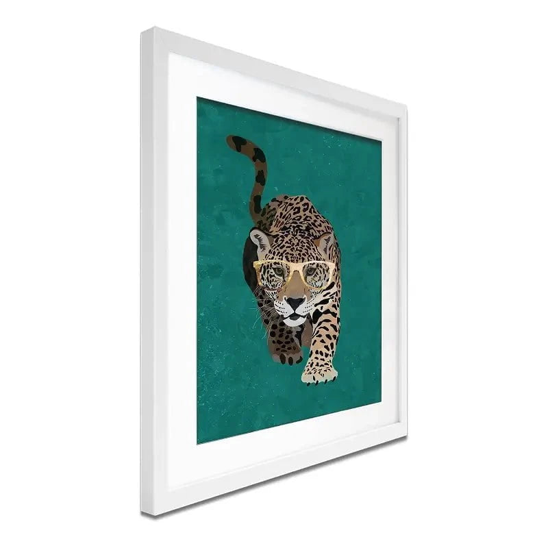 Hunting Leopard Framed Art Print Hunting Leopard Framed Art Print wall art product Sarah Manovski