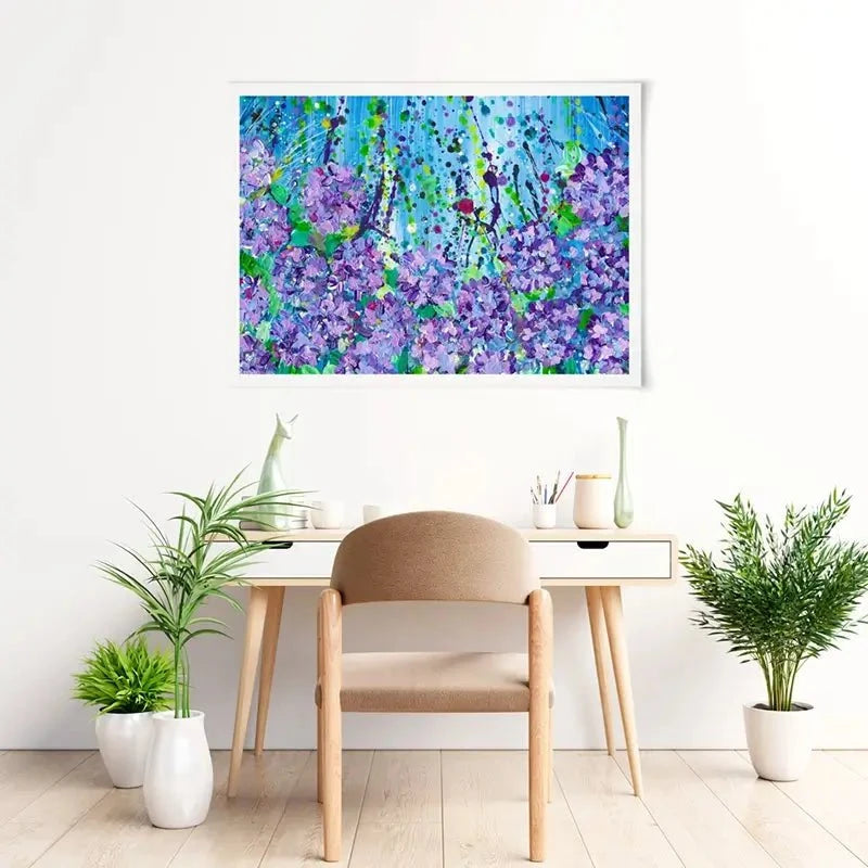 Hydrangeas Art Print Hydrangeas Art Print wall art product Emma LC Art