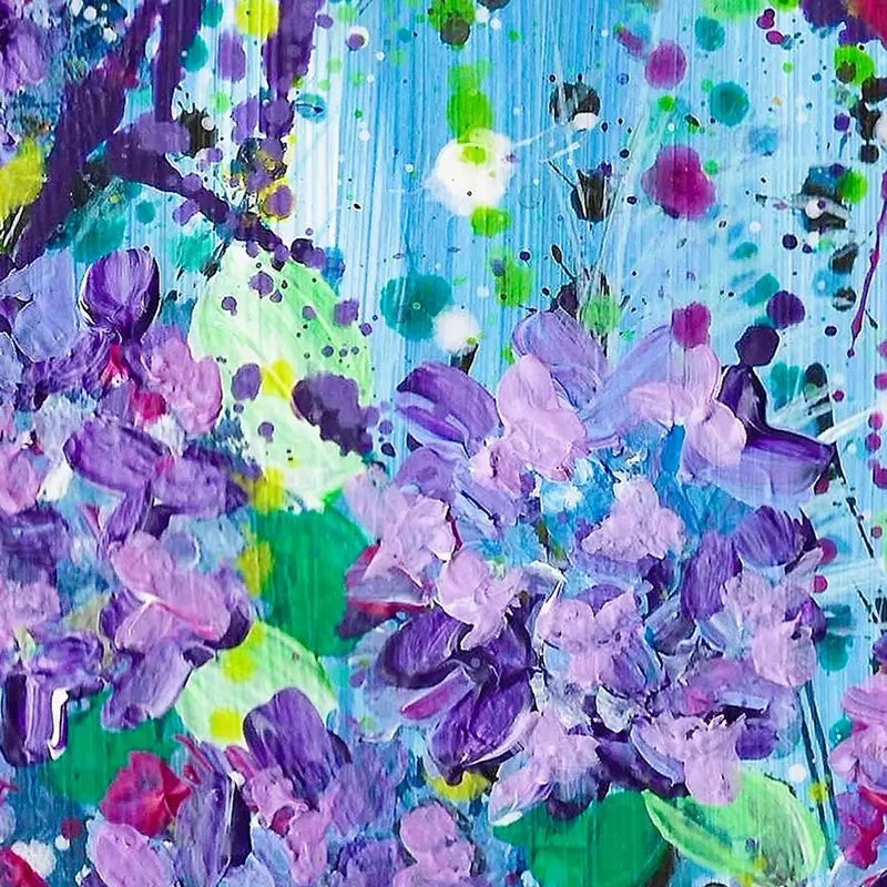 Hydrangeas Canvas Print Hydrangeas Canvas Print wall art product Emma LC Art