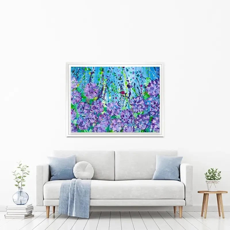 Hydrangeas Canvas Print Hydrangeas Canvas Print wall art product Emma LC Art