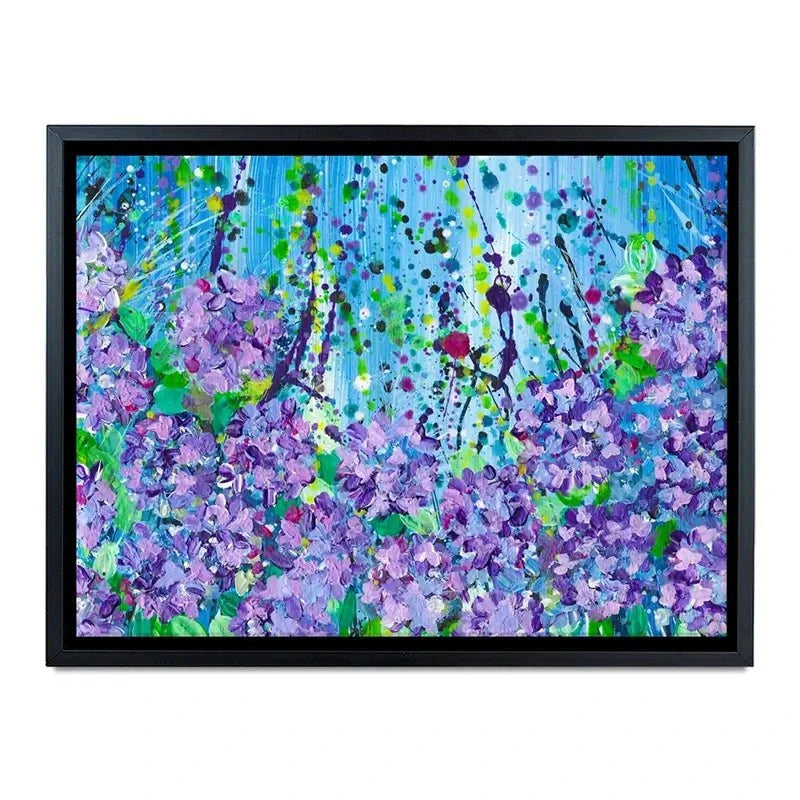 Hydrangeas Canvas Print Hydrangeas Canvas Print wall art product Emma LC Art