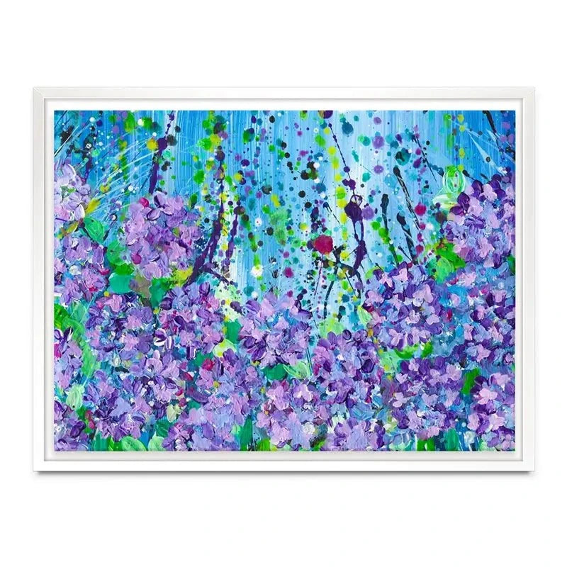 Hydrangeas Canvas Print Hydrangeas Canvas Print wall art product Emma LC Art