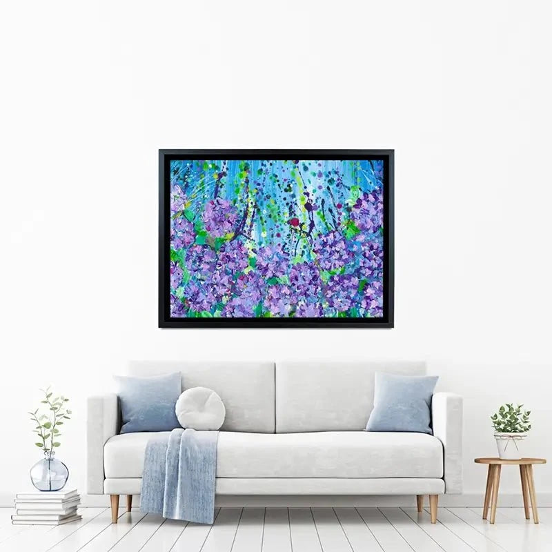 Hydrangeas Canvas Print Hydrangeas Canvas Print wall art product Emma LC Art