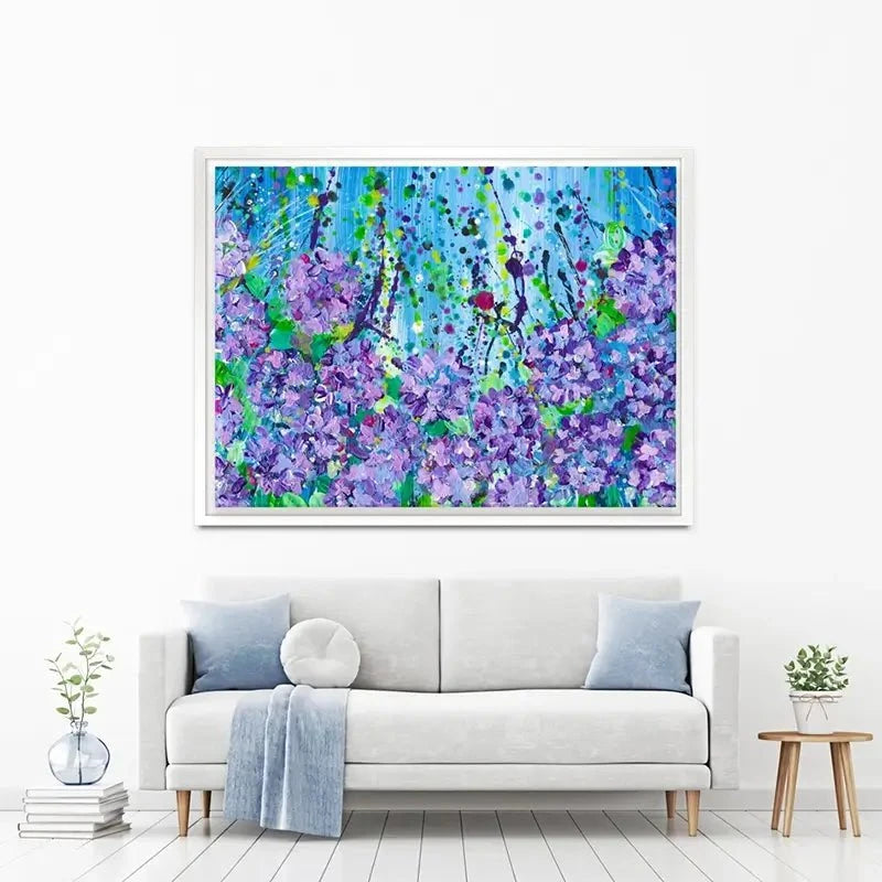 Hydrangeas Canvas Print Hydrangeas Canvas Print wall art product Emma LC Art