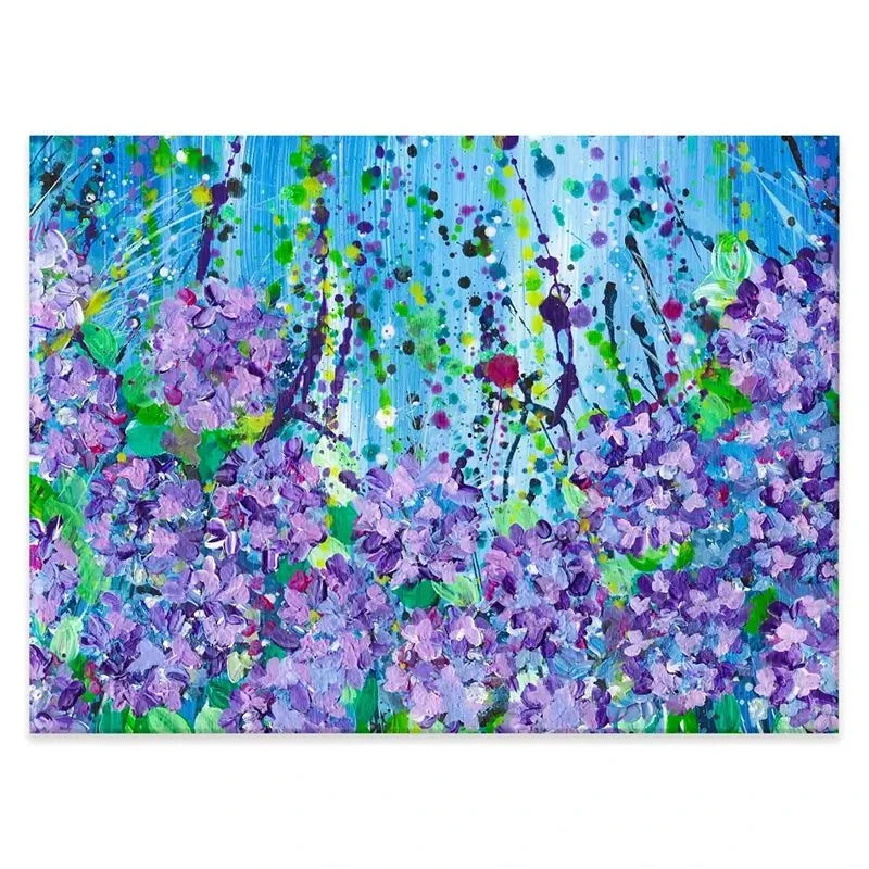 Hydrangeas Canvas Print Hydrangeas Canvas Print wall art product Emma LC Art