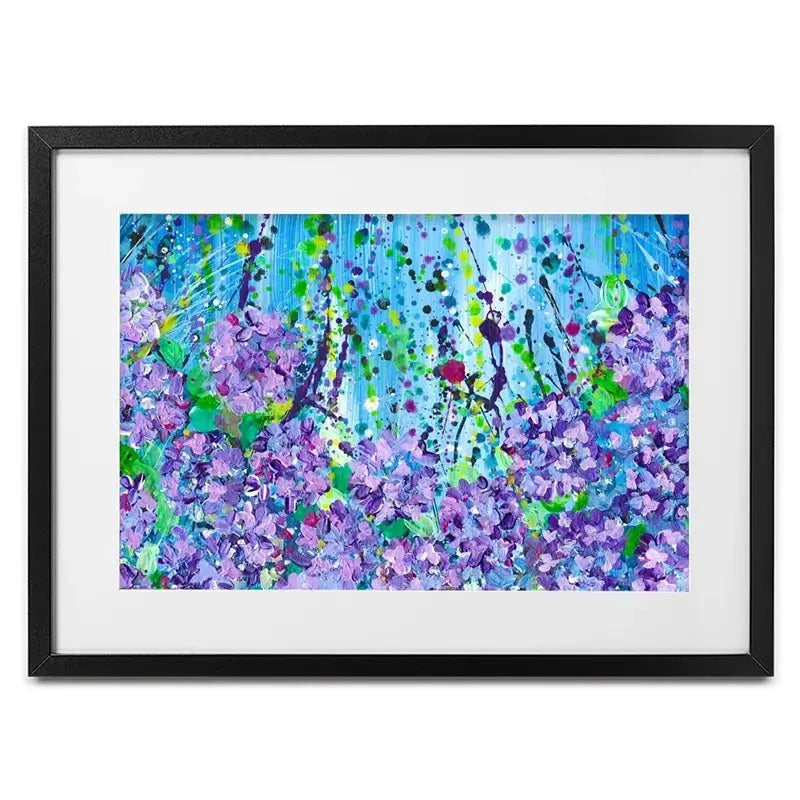 Hydrangeas Framed Art Print Hydrangeas Framed Art Print wall art product Emma LC Art