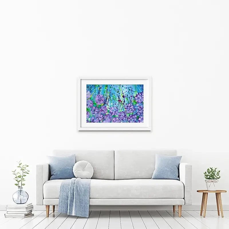 Hydrangeas Framed Art Print Hydrangeas Framed Art Print wall art product Emma LC Art
