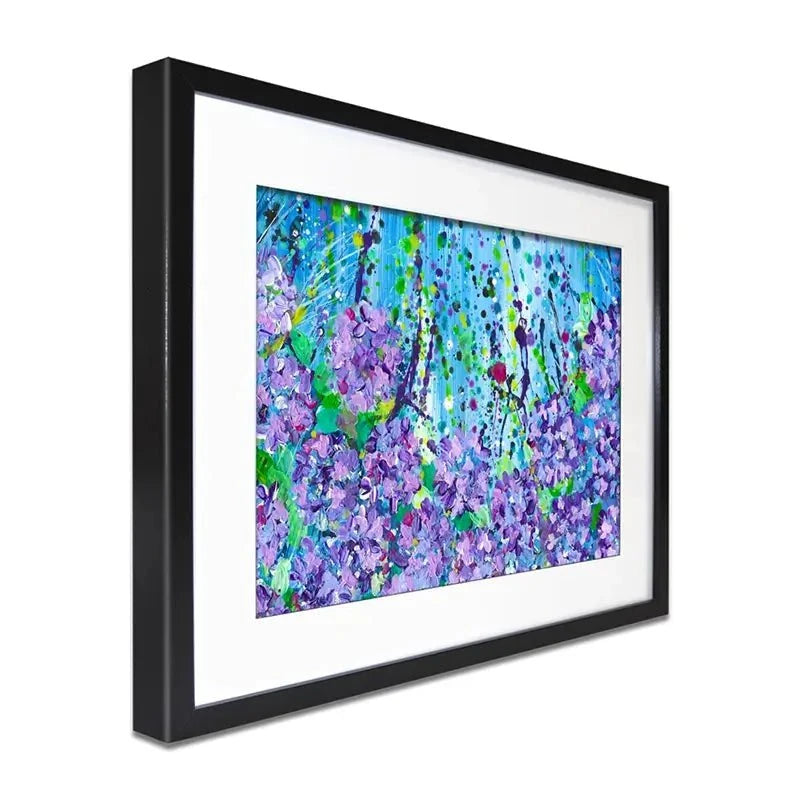 Hydrangeas Framed Art Print Hydrangeas Framed Art Print wall art product Emma LC Art