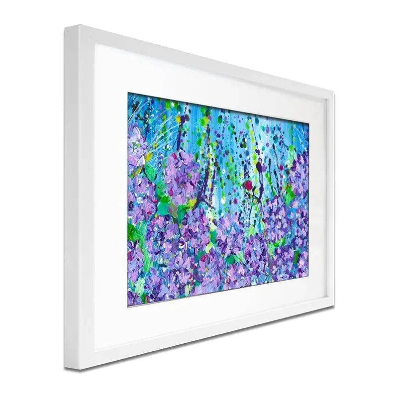 Hydrangeas Framed Art Print Hydrangeas Framed Art Print wall art product Emma LC Art