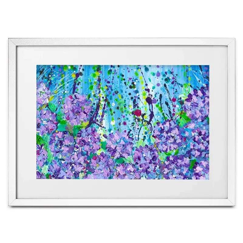 Hydrangeas Framed Art Print Hydrangeas Framed Art Print wall art product Emma LC Art