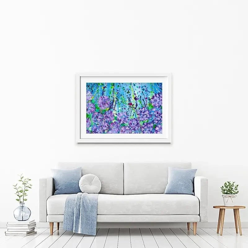 Hydrangeas Framed Art Print Hydrangeas Framed Art Print wall art product Emma LC Art