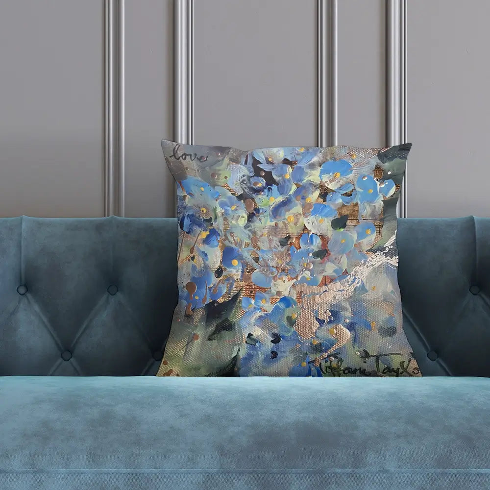 Hydrangeas Love Cushion Hydrangeas Love Cushion wall art product Tiffani Taylor - Independent