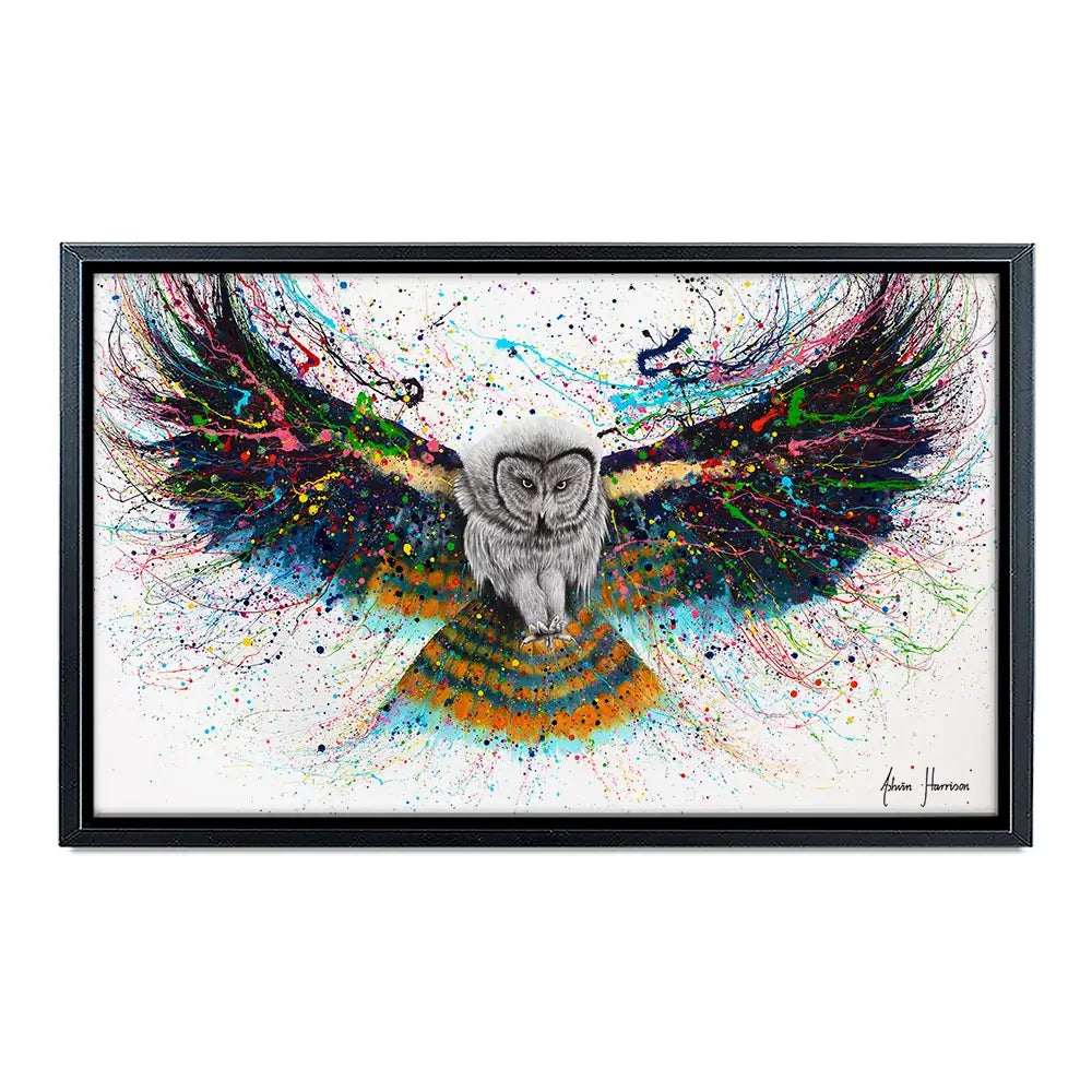 Hypnotic Twilight Owl Canvas Print Hypnotic Twilight Owl Canvas Print wall art product Ashvin Harrison