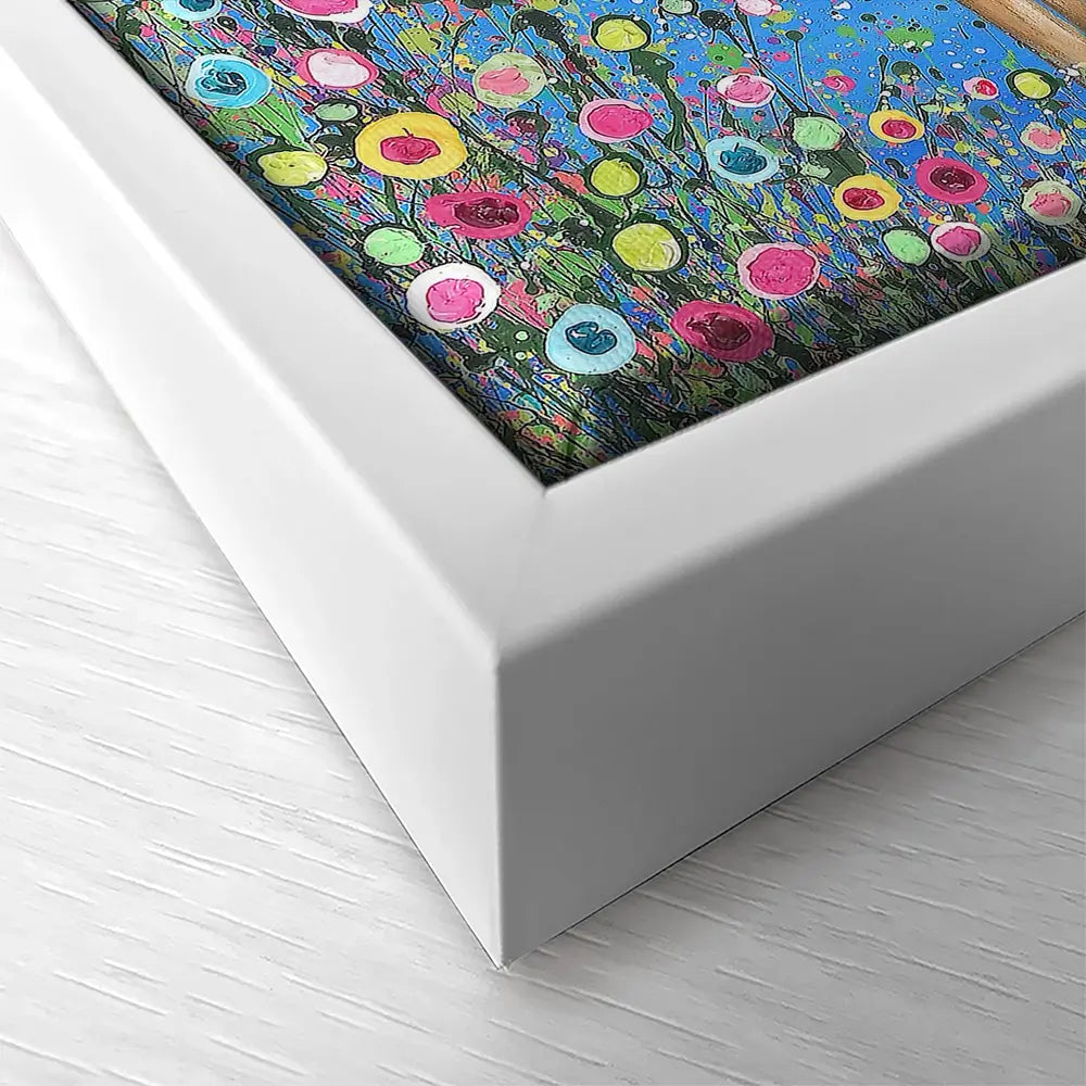 I Lost My Heart At The Lake Square Canvas Print I Lost My Heart At The Lake Square Canvas Print wall art product Jo Gough
