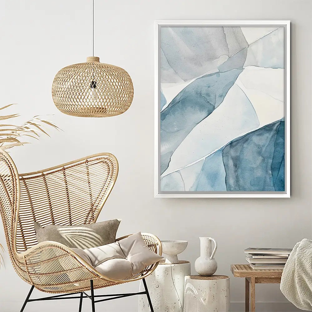 Ice Lines Canvas Print Ice Lines Canvas Print wall art product Treechild