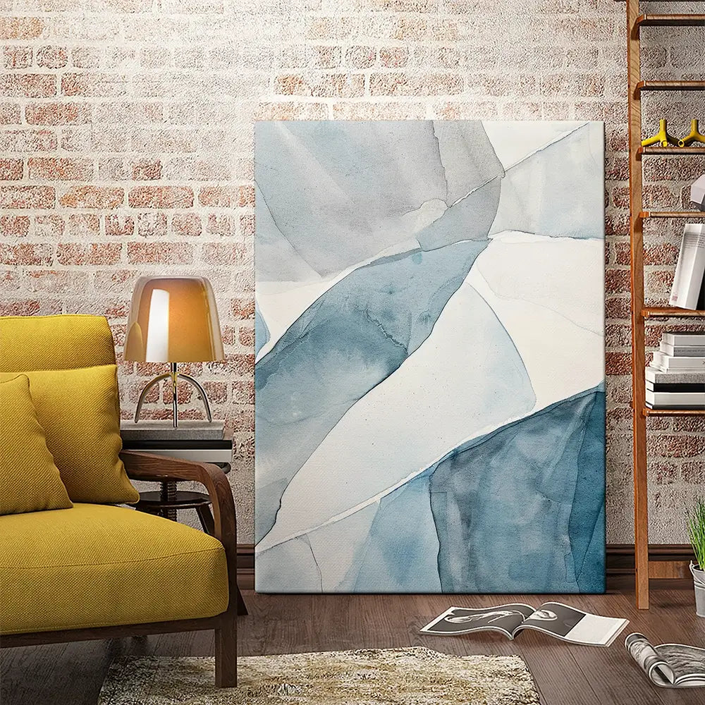 Ice Lines Canvas Print Ice Lines Canvas Print wall art product Treechild