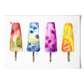 Ice Pops Art Print Ice Pops Art Print wall art product Nicola Jane Rowles