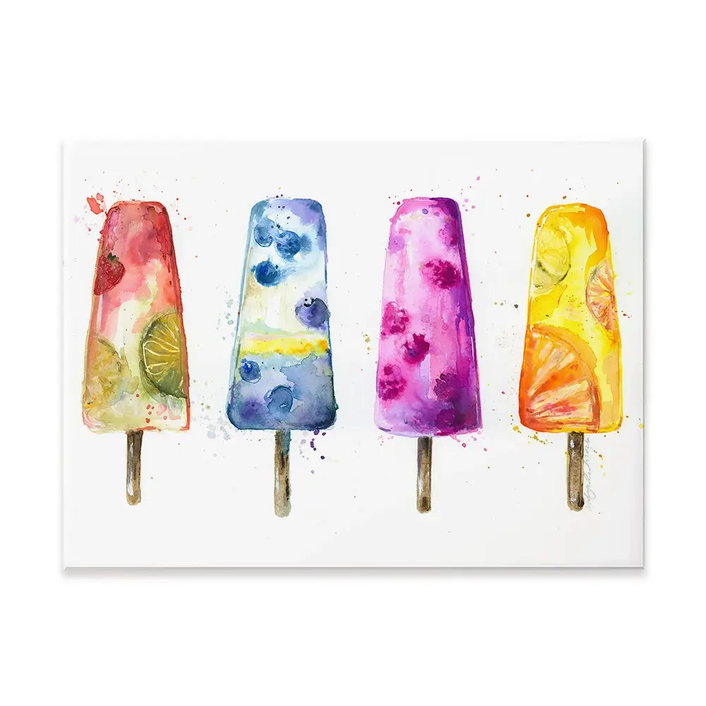 Ice Pops Canvas Print Ice Pops Canvas Print wall art product Nicola Jane Rowles