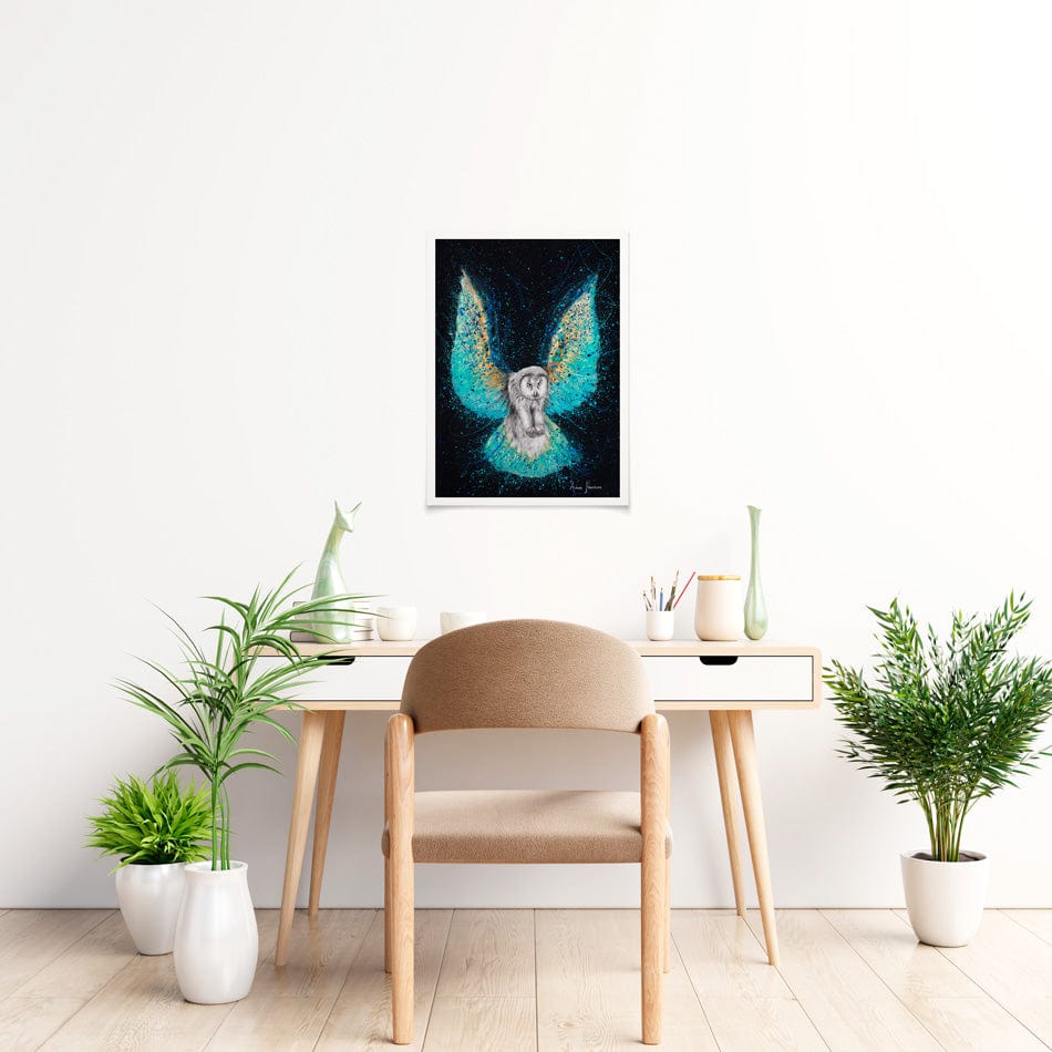 Illuminated Night Owl Art Print wall art product Ashvin Harrison