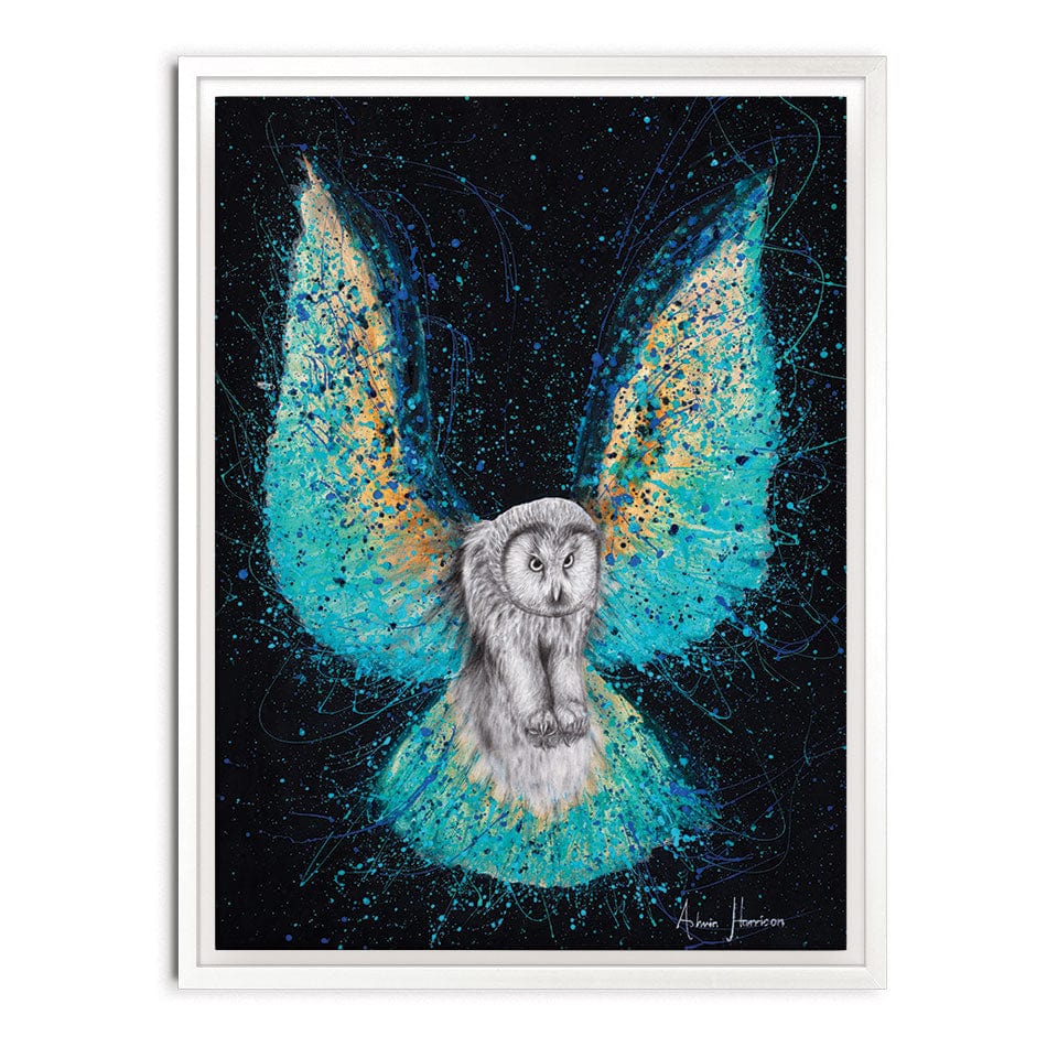Illuminated Night Owl Canvas Print wall art product Ashvin Harrison