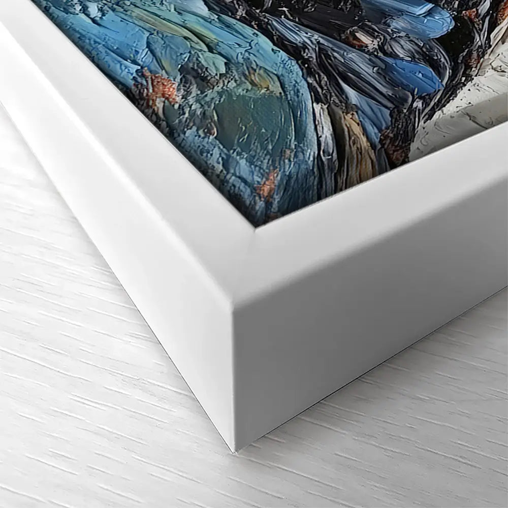Impasto Puffin Oversized Canvas Print Impasto Puffin Oversized Canvas Print wall art product Art Print Shop
