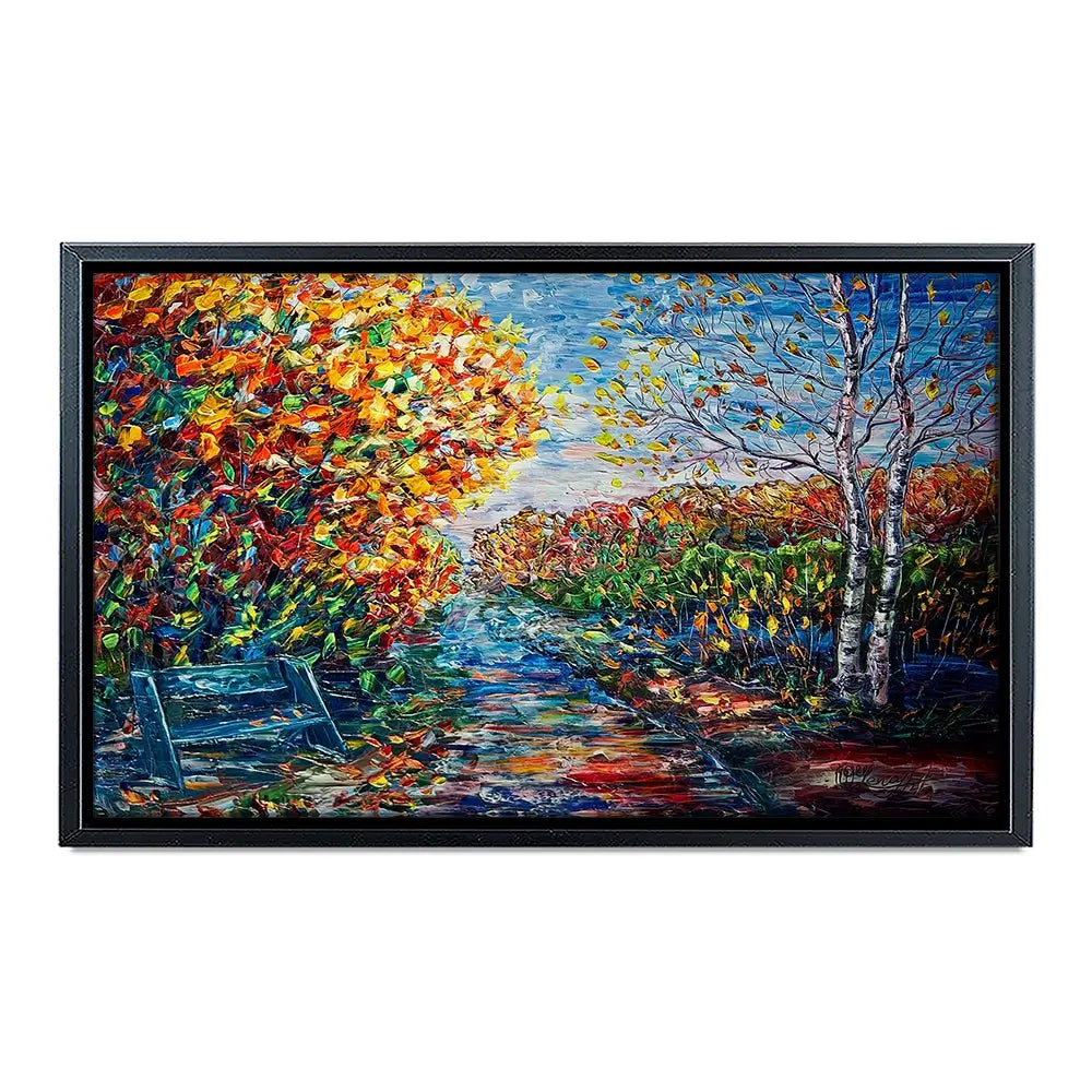 Impressionist Autumn Park Canvas Print Impressionist Autumn Park Canvas Print wall art product Lena Owens - Independent