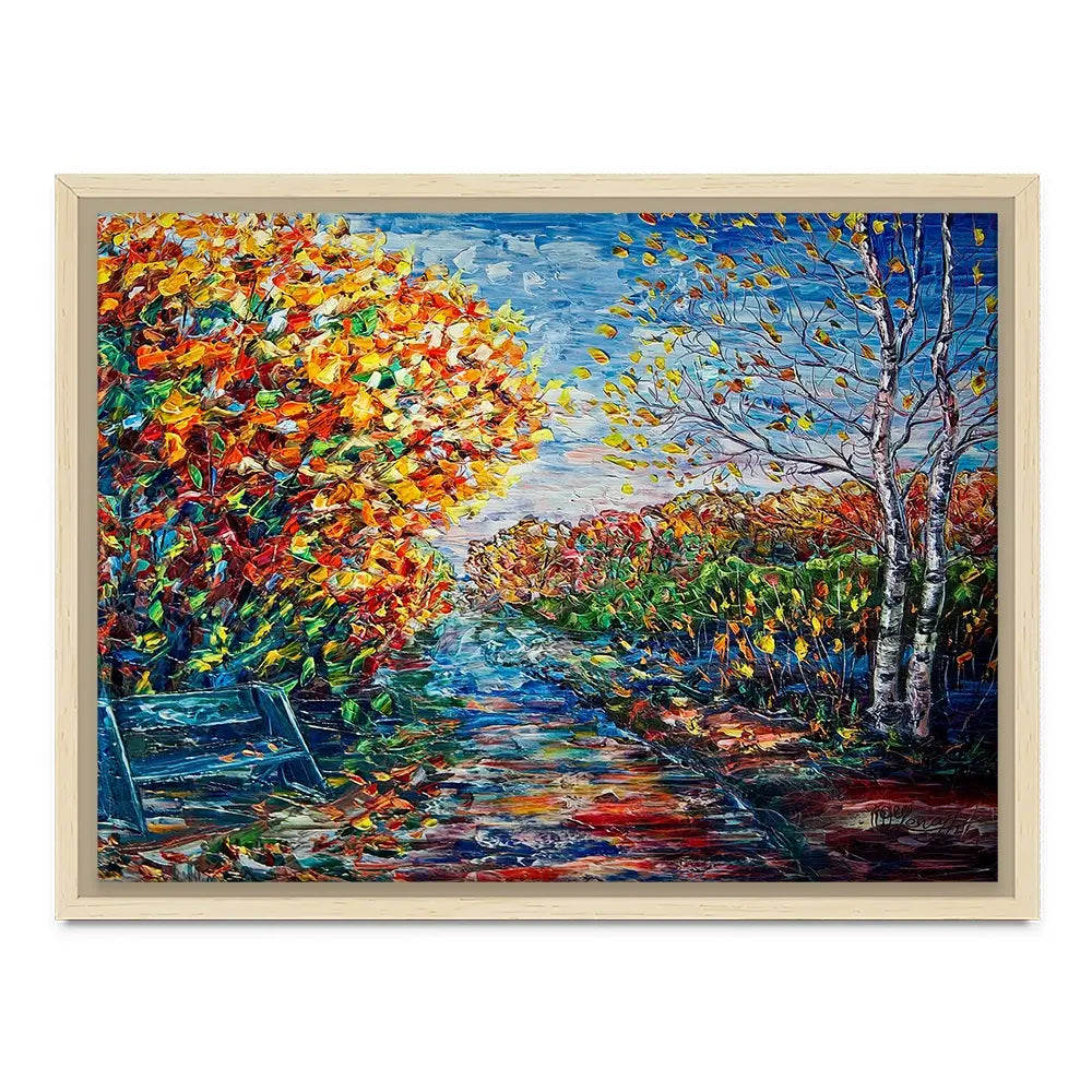 Impressionist Autumn Park Canvas Print Impressionist Autumn Park Canvas Print wall art product Lena Owens - Independent
