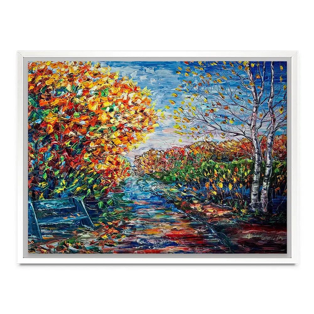 Impressionist Autumn Park Canvas Print Impressionist Autumn Park Canvas Print wall art product Lena Owens - Independent