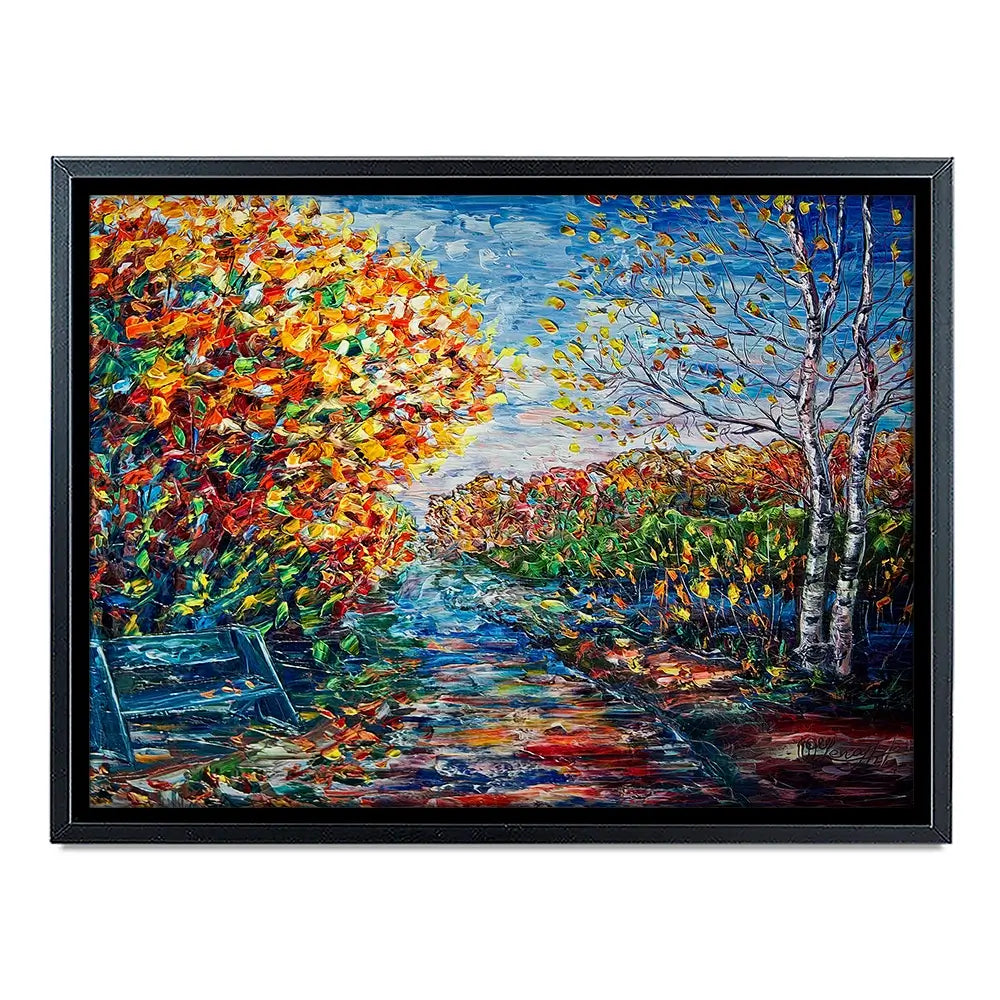 Impressionist Autumn Park Canvas Print Impressionist Autumn Park Canvas Print wall art product Lena Owens - Independent