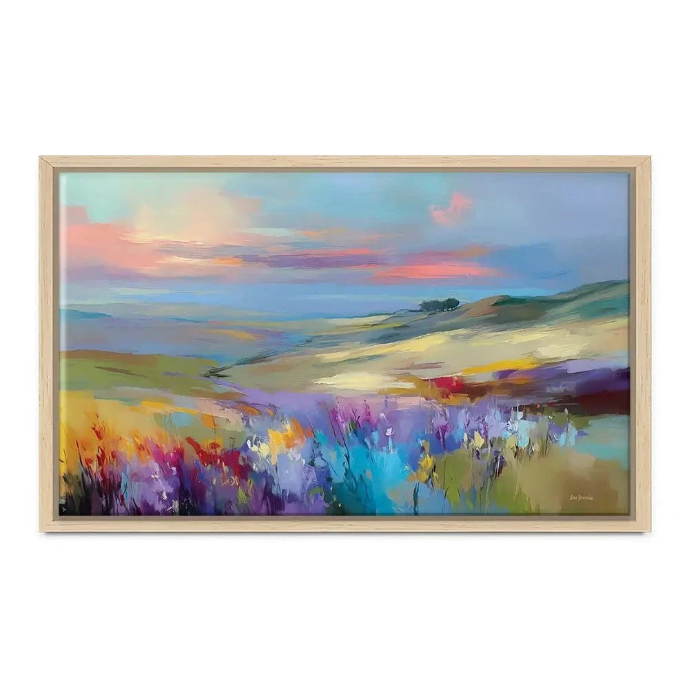 Impressions Of A Peaceful Valley Canvas Print Impressions Of A Peaceful Valley Canvas Print wall art product Leon Devenice