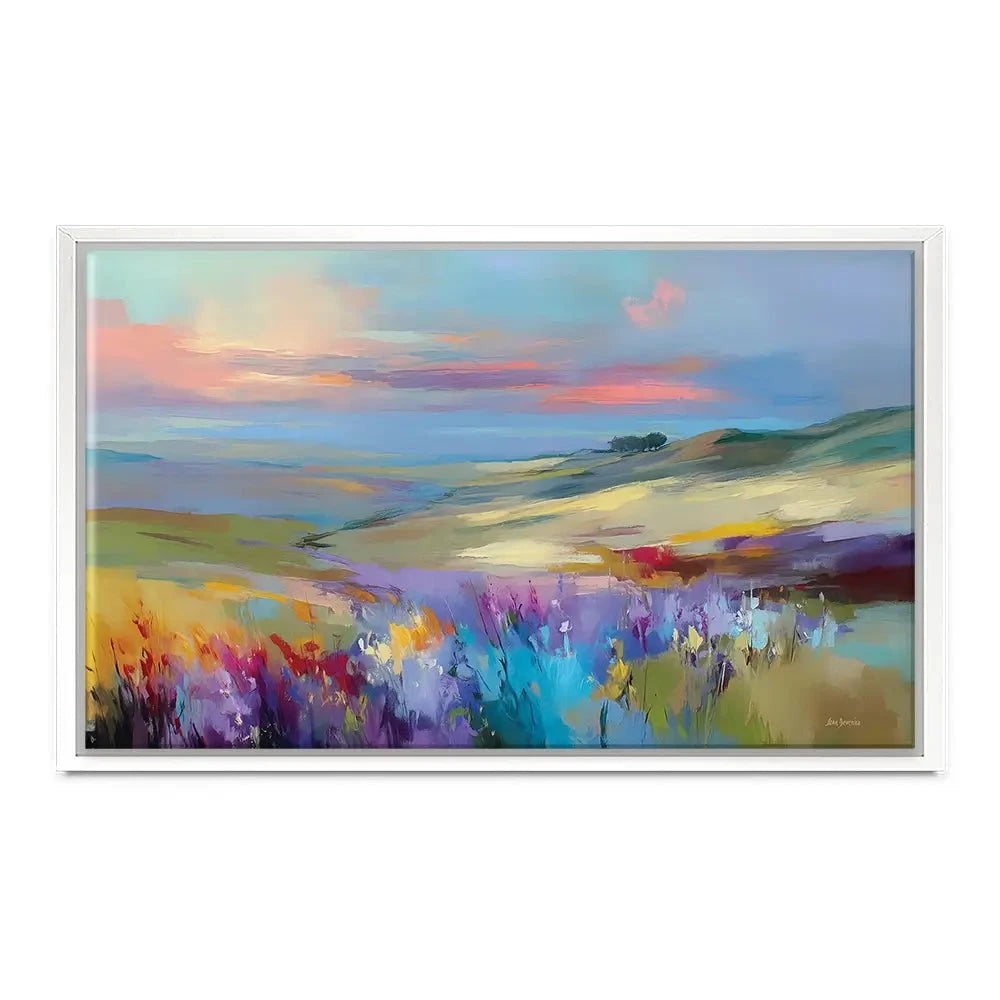 Impressions Of A Peaceful Valley Canvas Print Impressions Of A Peaceful Valley Canvas Print wall art product Leon Devenice