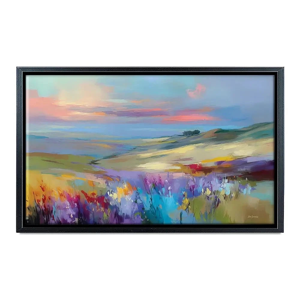 Impressions Of A Peaceful Valley Canvas Print Impressions Of A Peaceful Valley Canvas Print wall art product Leon Devenice