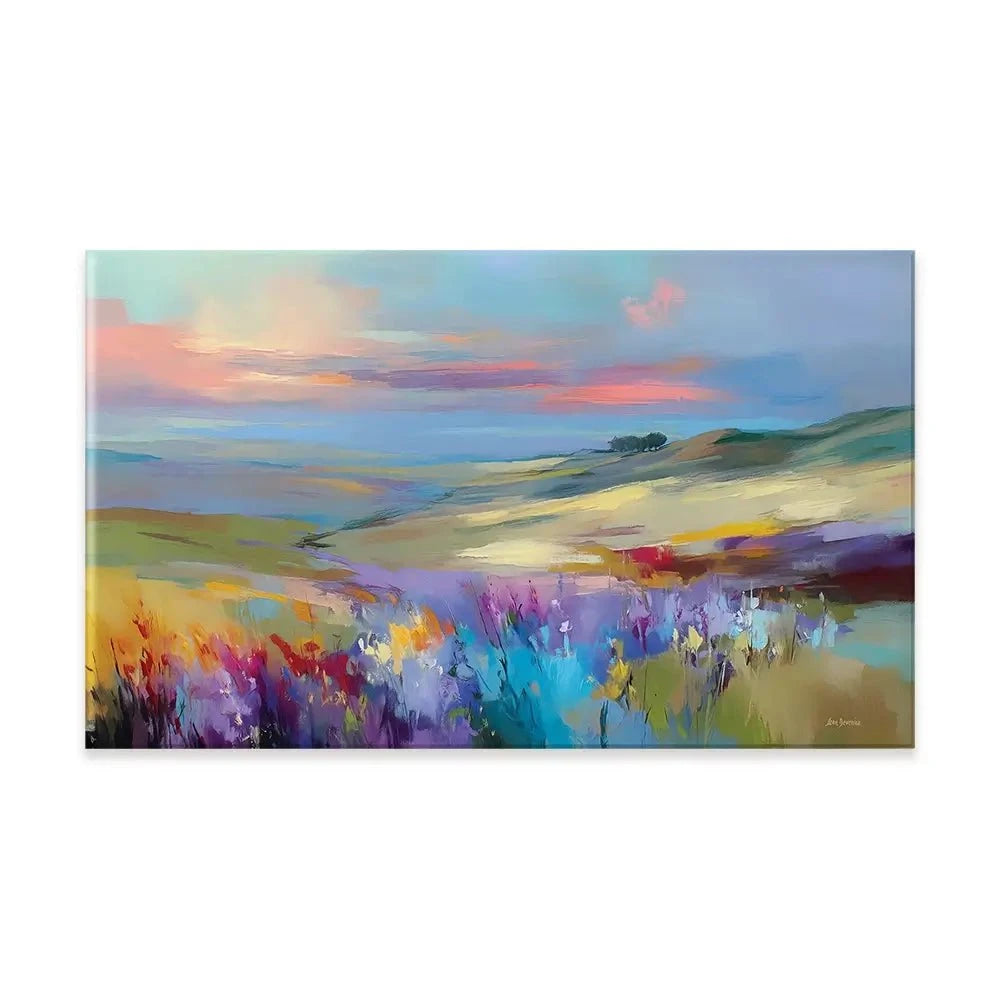 Impressions Of A Peaceful Valley Canvas Print Impressions Of A Peaceful Valley Canvas Print wall art product Leon Devenice