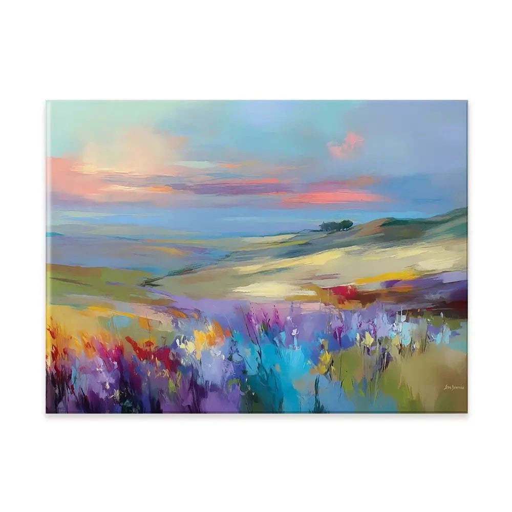 Impressions Of A Peaceful Valley Canvas Print Impressions Of A Peaceful Valley Canvas Print wall art product Leon Devenice