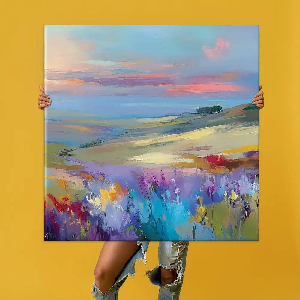Impressions Of A Peaceful Valley Oversized Canvas Print Impressions Of A Peaceful Valley Oversized Canvas Print wall art product Leon Devenice